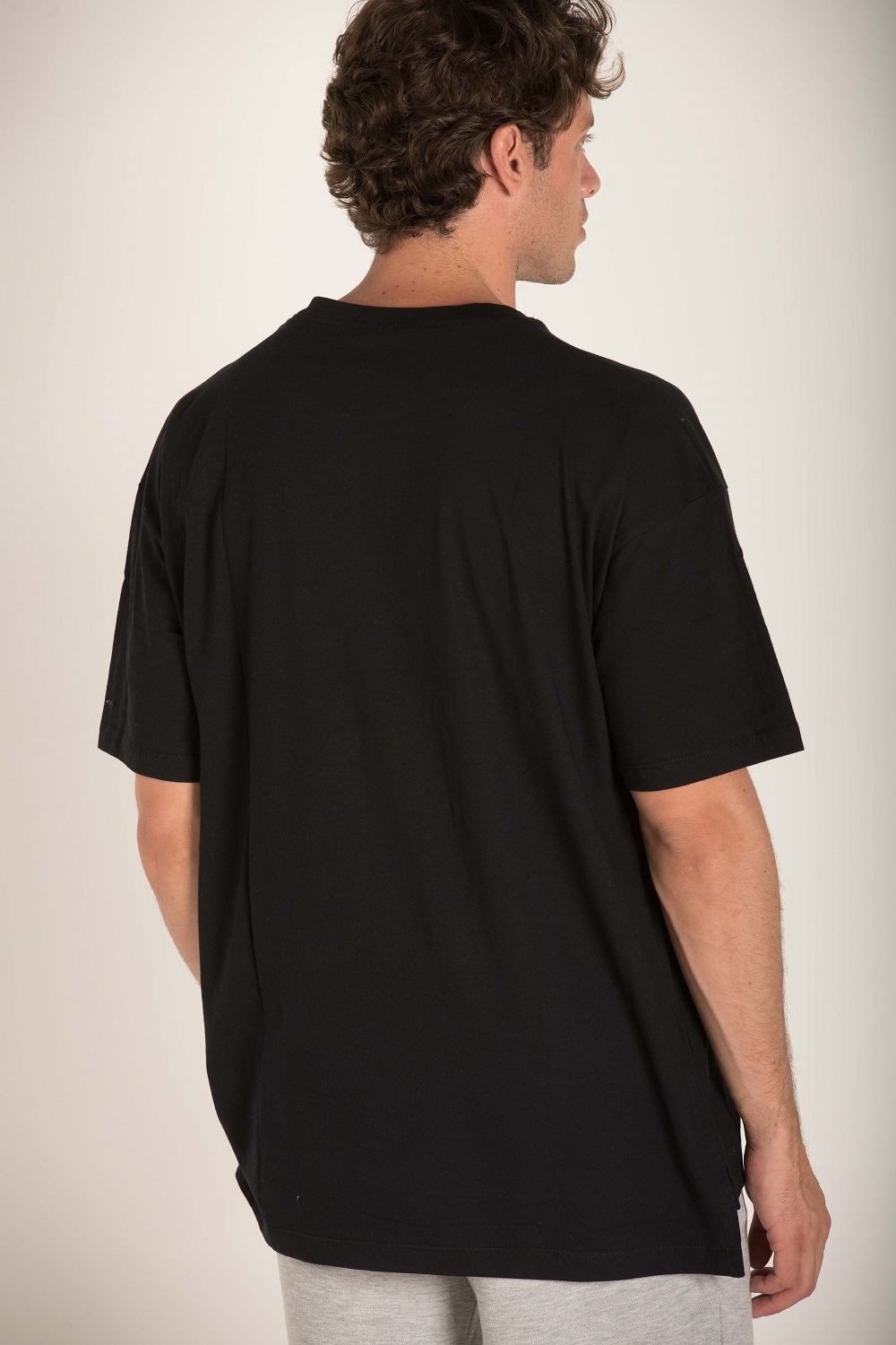 BLACK T-SHIRT WITH PRINT S24M514