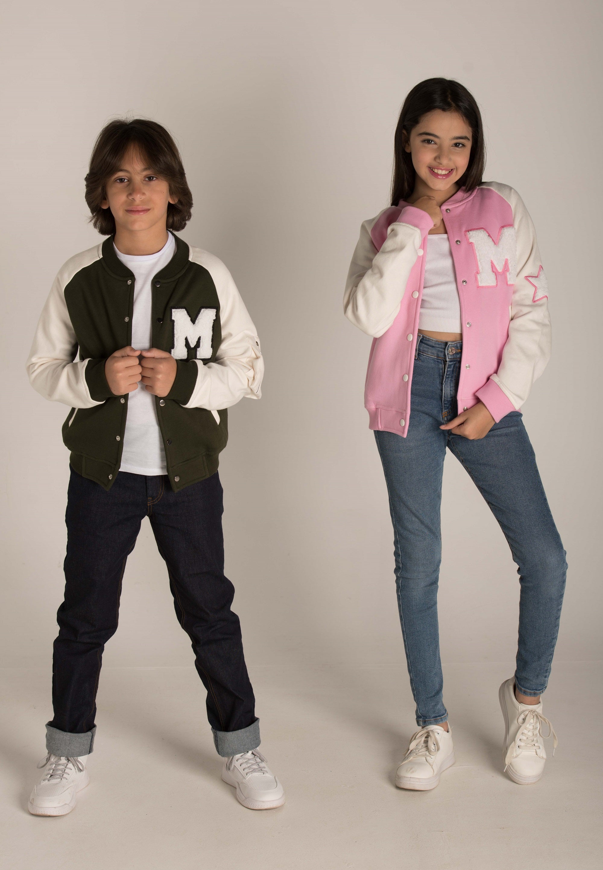 Back Print Baseball Jacket W23BSW854