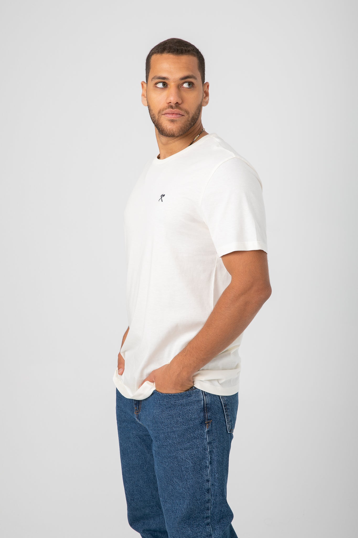 ROUND NECK T-SHIRT WITH LOGO S22M411