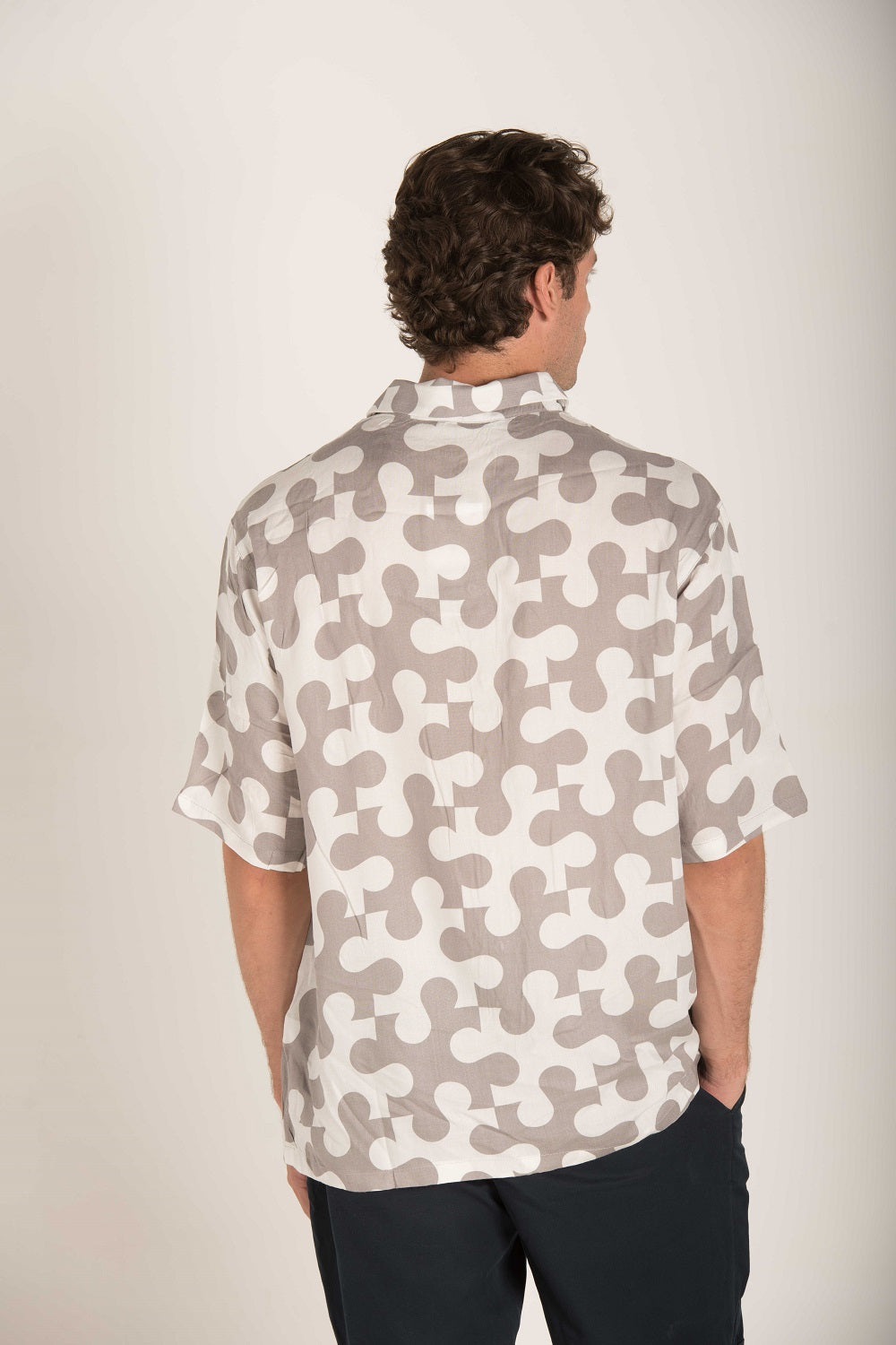 PUZZLE ALL OVER PRINT SHIRT. S24M577