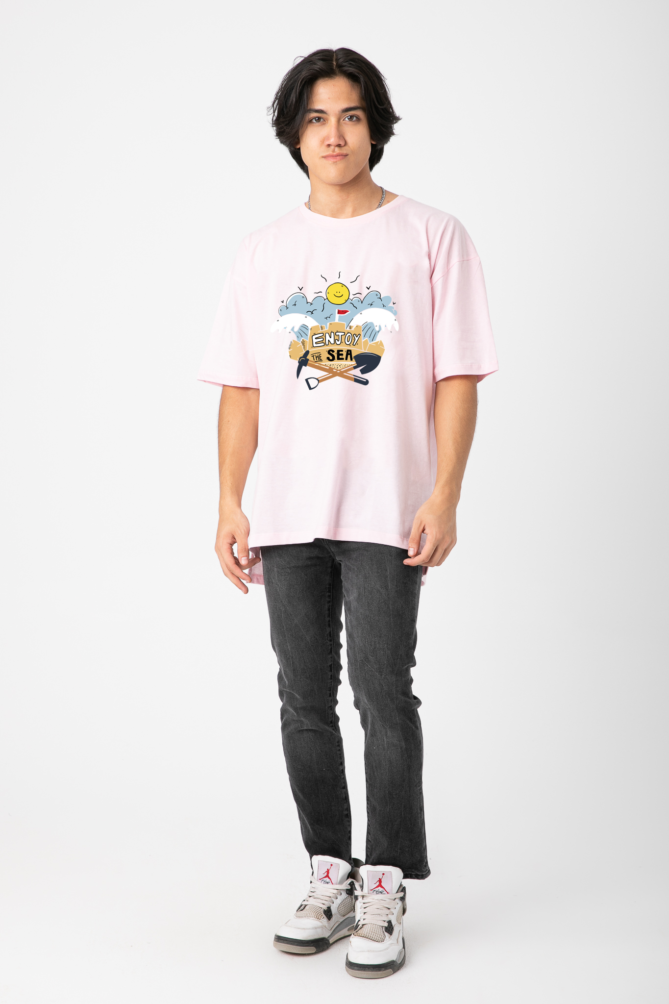 PINK T-SHIRT WITH PRINT S24M067