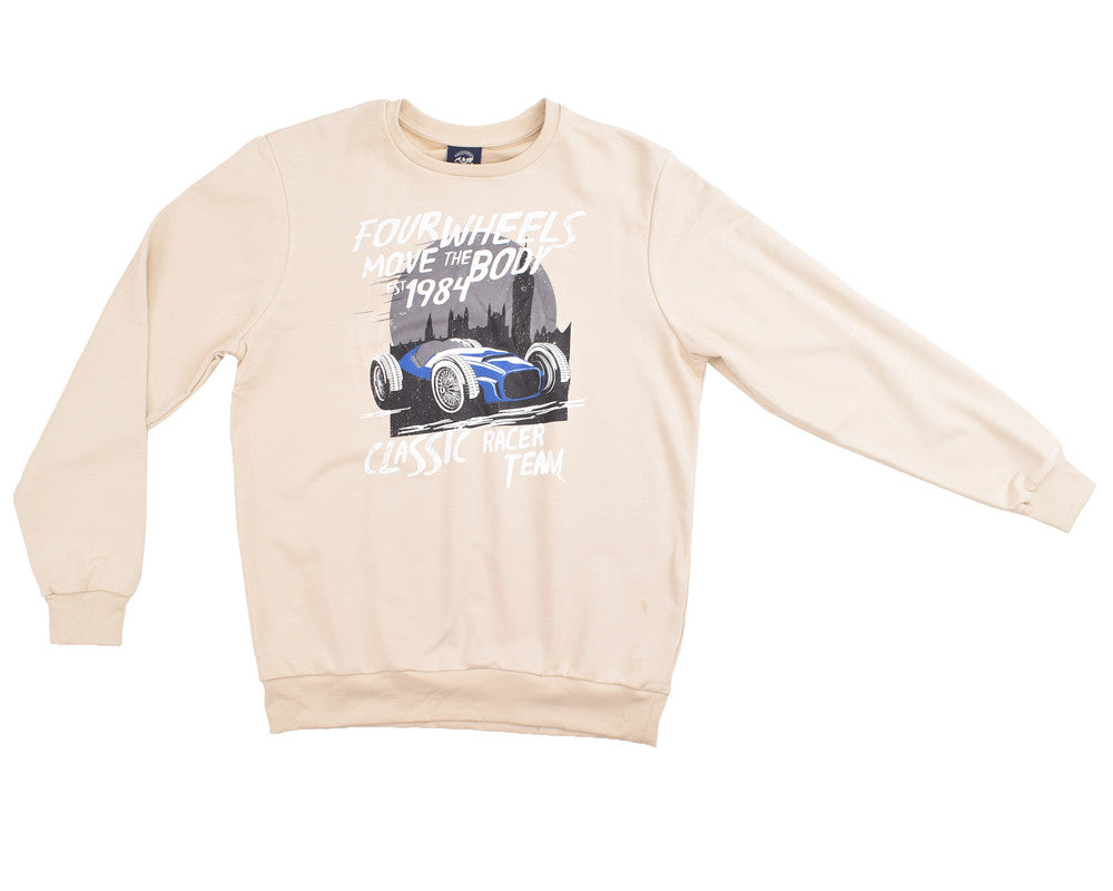 PRINTED CREW NECK SWEATSHIRT W23M023