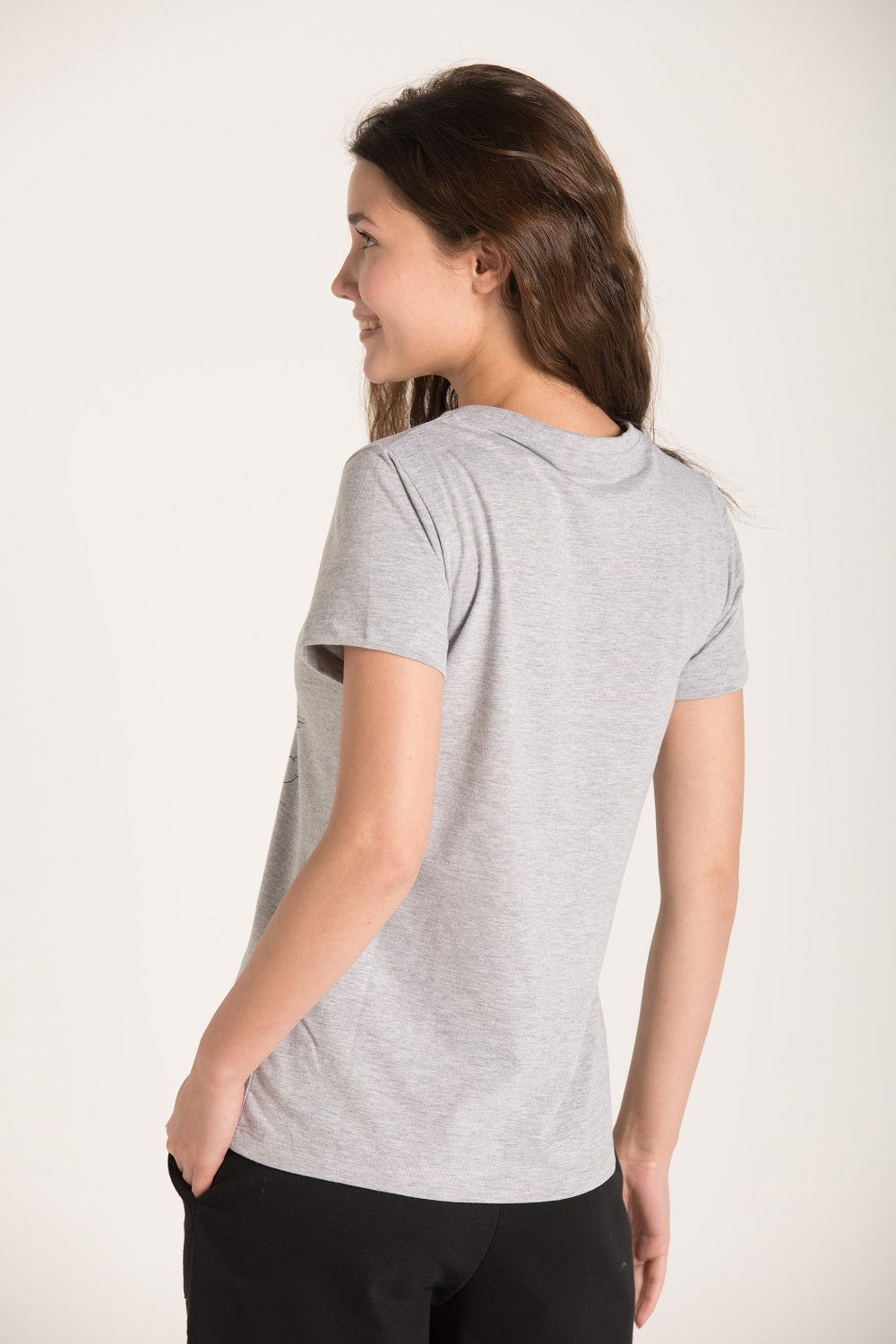CREW NECK PRINTED TOP S24W011