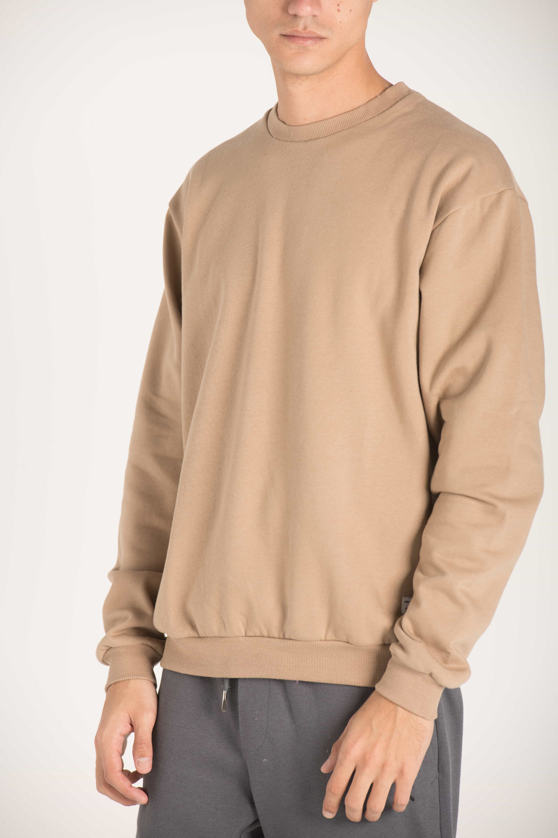 BASIC SWEATSHIRT WITH PATCH W23M003