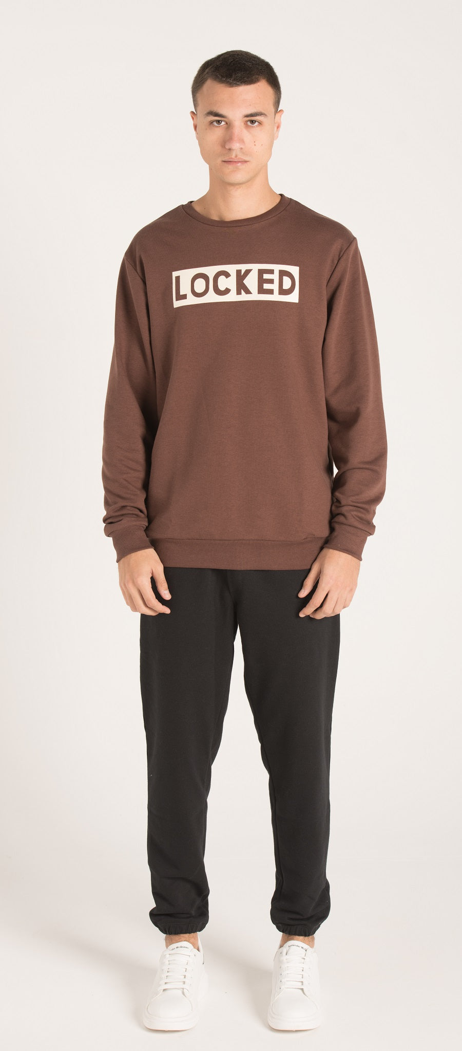 CREW NECK PRINTED SWEATSHIRT W23M022