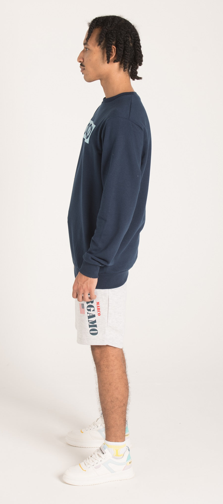 CREW NECK PRINTED SWEATSHIRT W23M022