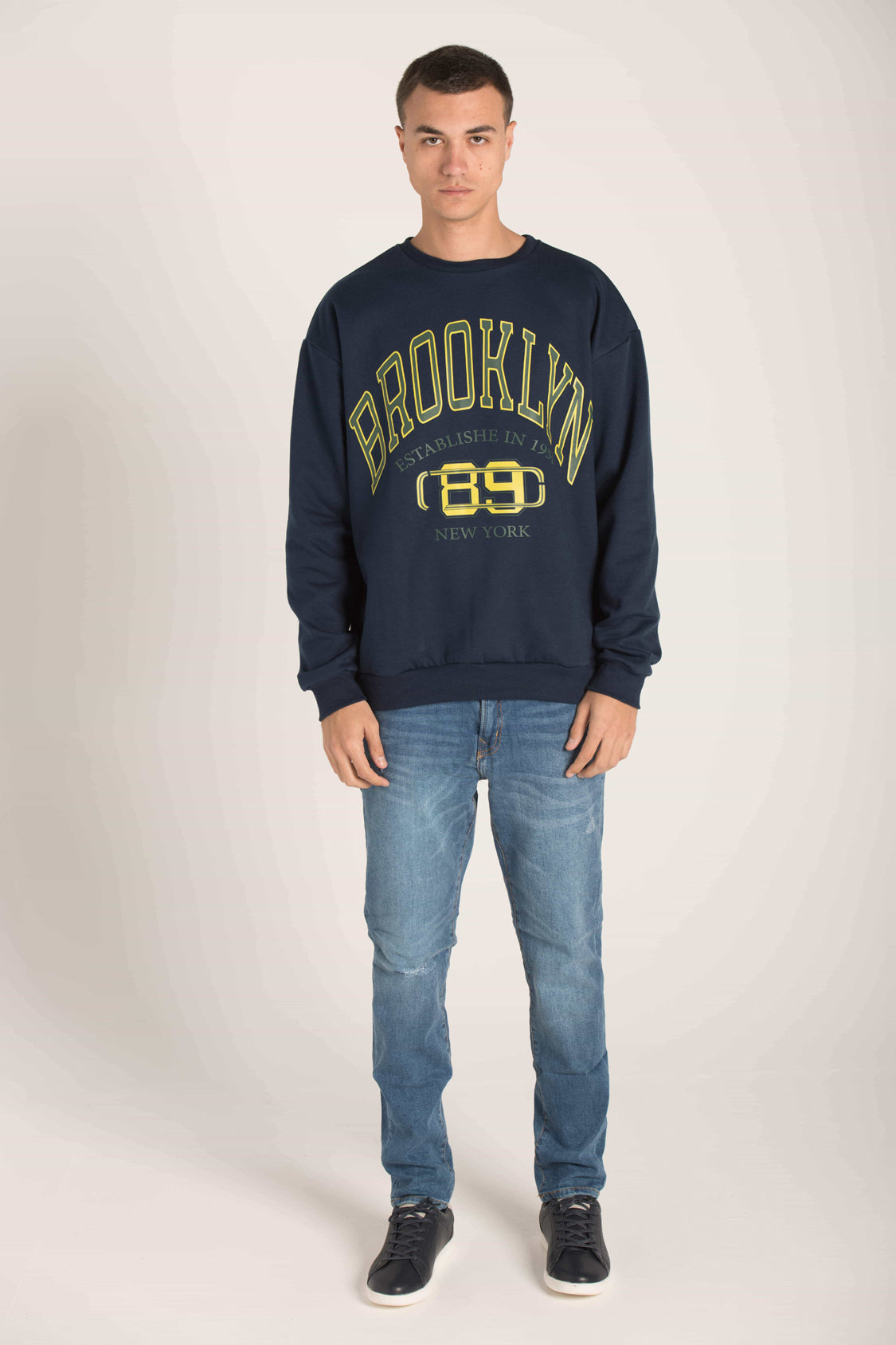 SWEATSHIRT WITH BROOKLYN PRINT W23M067