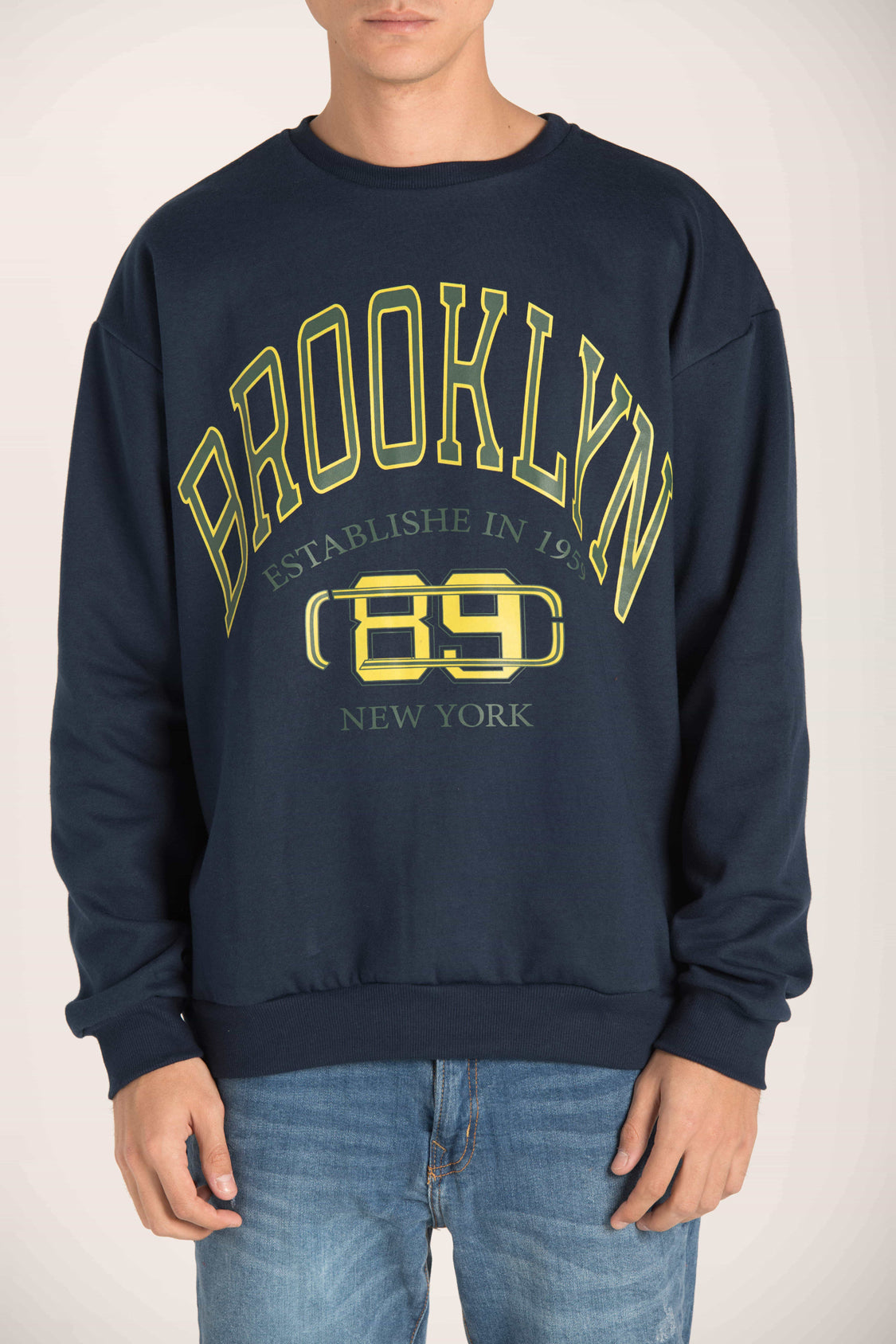 SWEATSHIRT WITH BROOKLYN PRINT W23M067