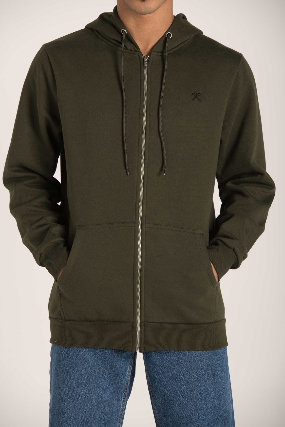 HOODIE SWEATSHIRT WITH ZIPPER W23M001