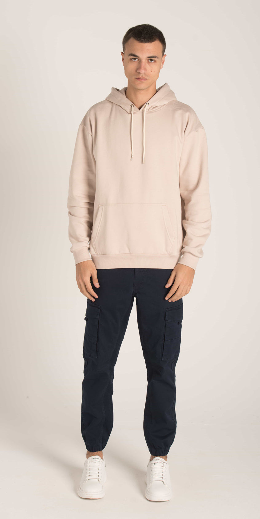 OVERSIZE HOODED KANGAROO W23M002