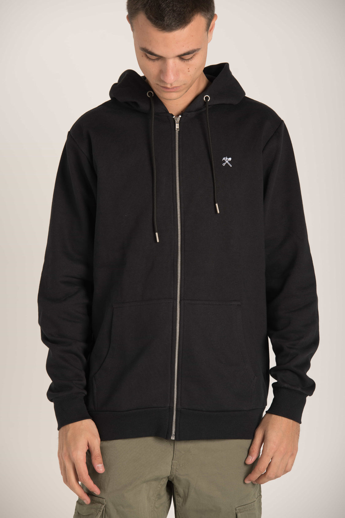 HOODIE SWEATSHIRT WITH ZIPPER W23M001