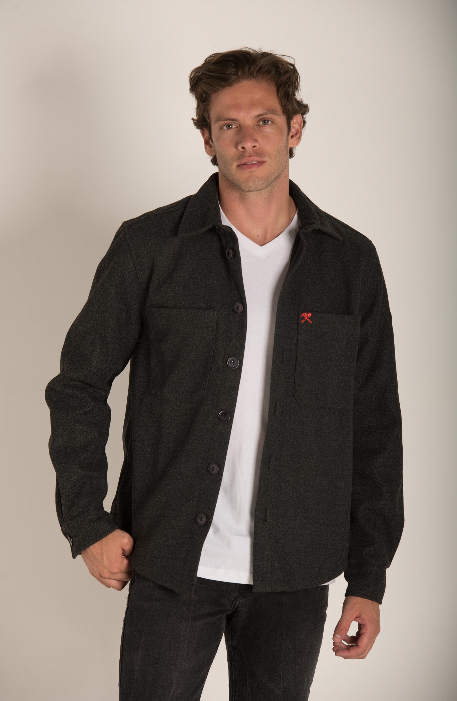 DROP SHOULDER OVERSHIRT W23MJK307