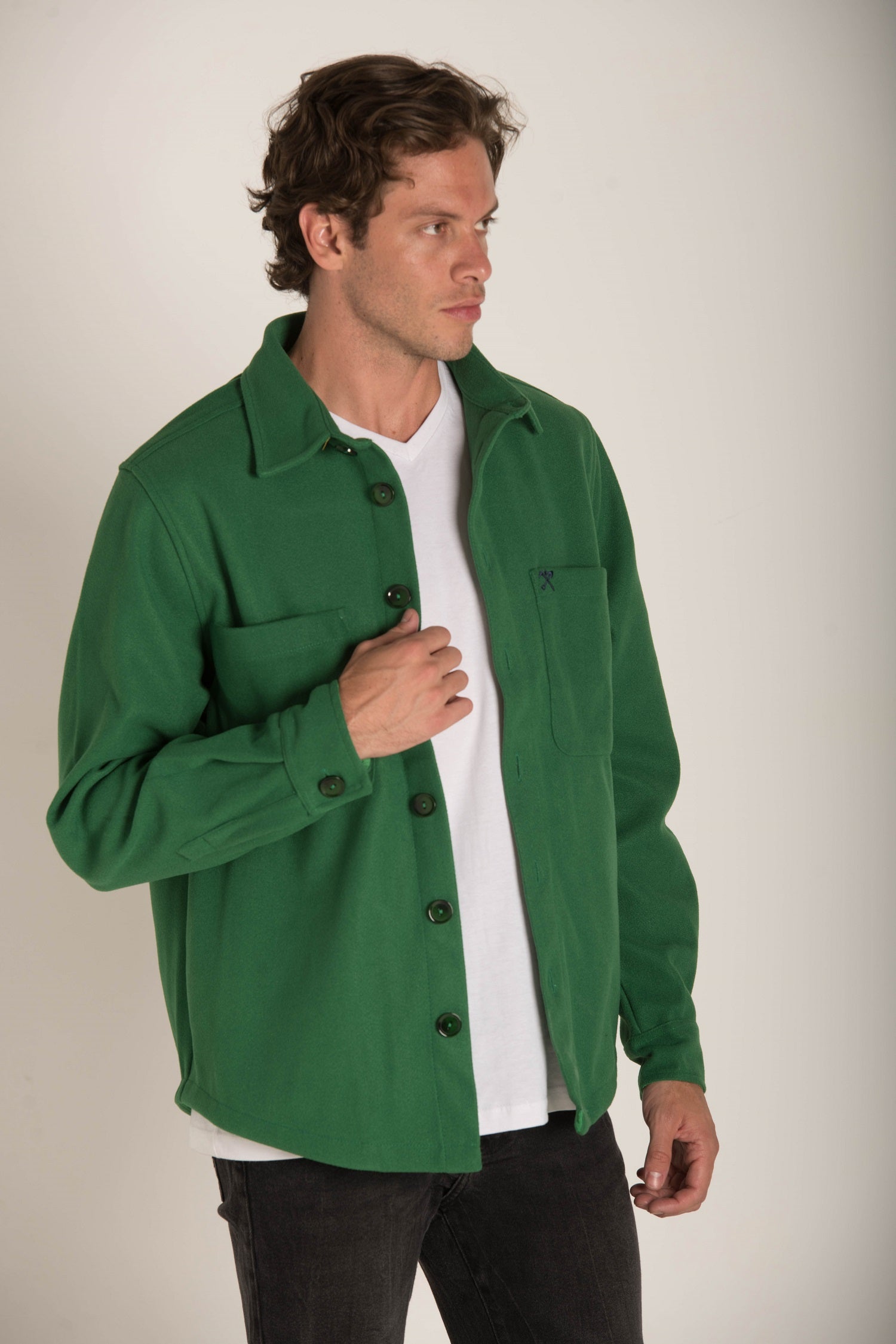 DROP SHOULDER OVERSHIRT W23MJK307