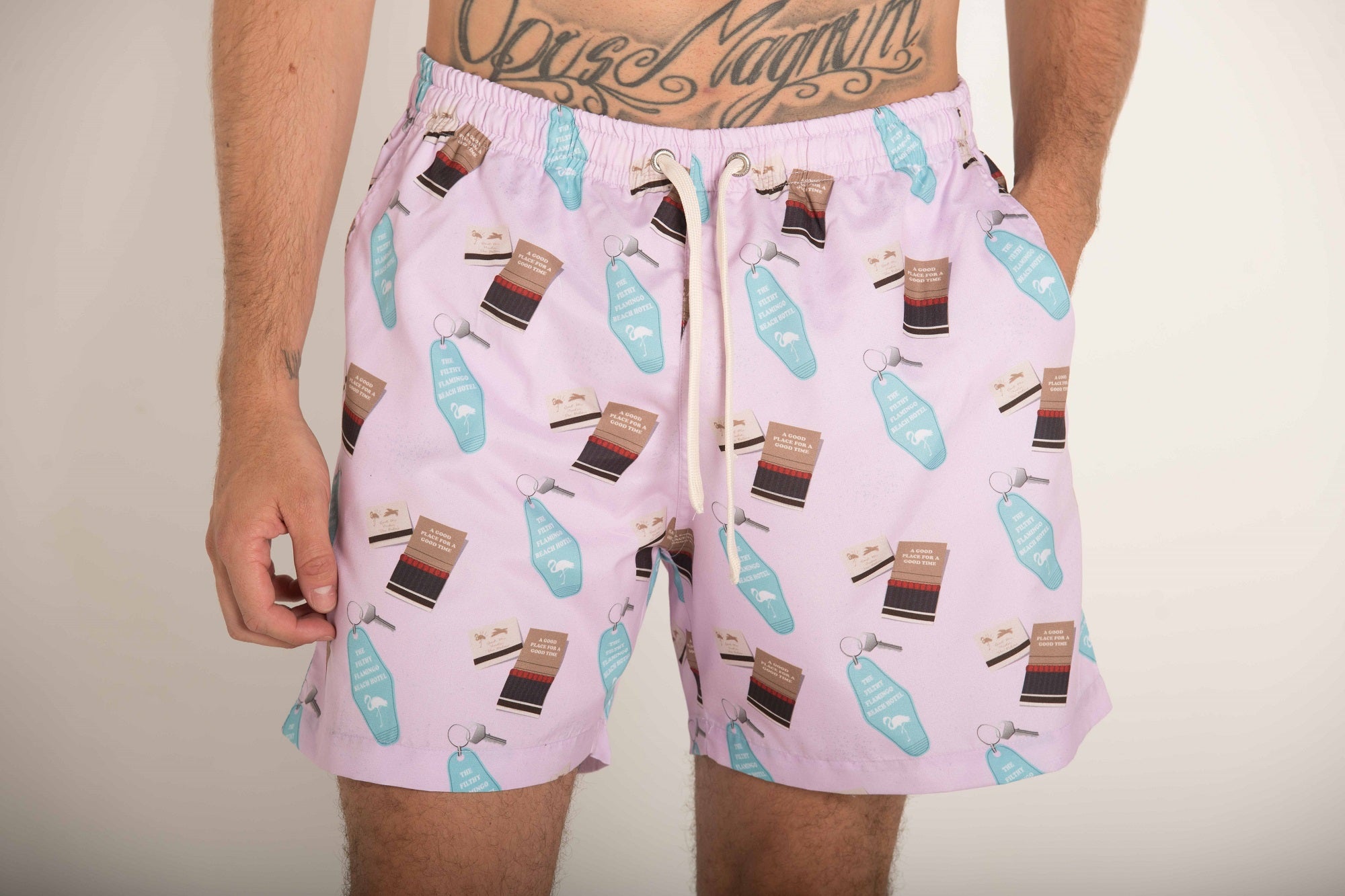 KEY PRINT SWIMMING SHORT S24MSR141