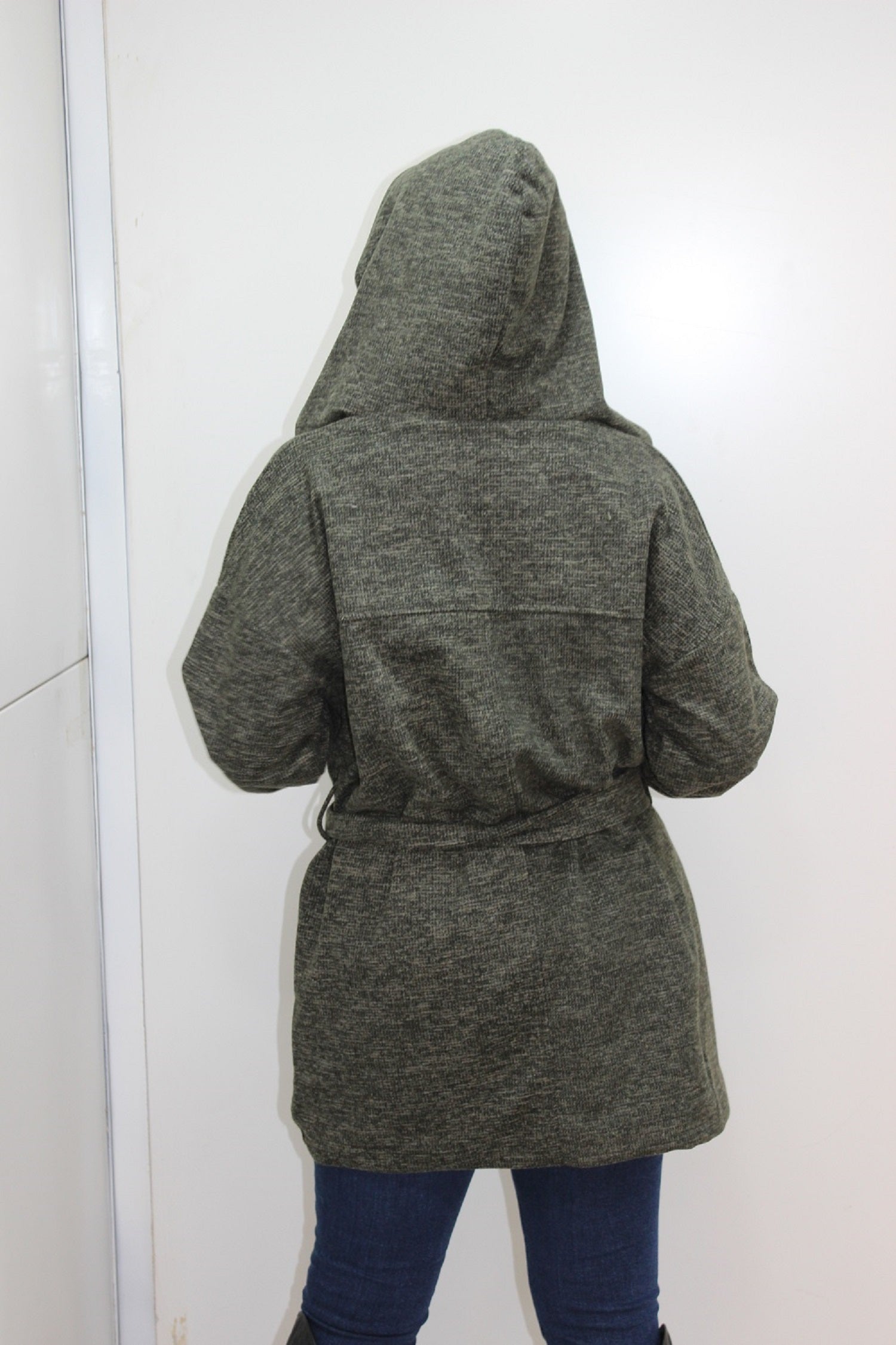 Hooded Coat With Pocket W23WJK347