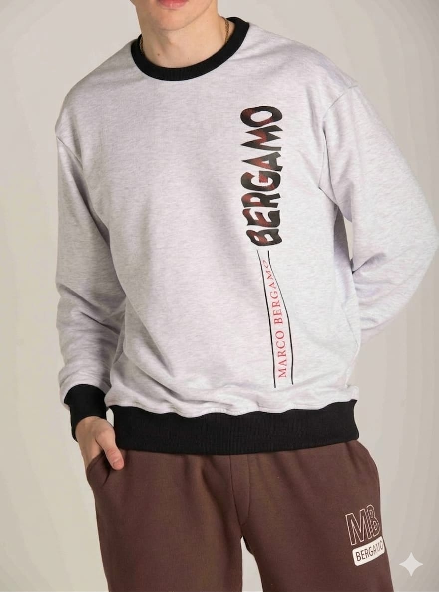 FRONT SIDE PRINT SWEATSHIRT W23M061